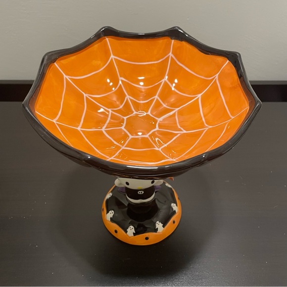 SANRIO x HELLO KITTY Spiderweb Halloween Candy Dish - Picture 7 of 8